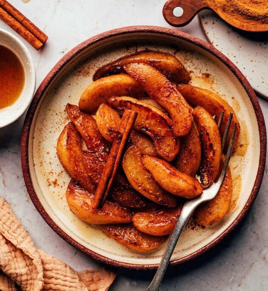 CARAMELIZED PEARS